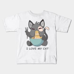 Cat shirt for cat lovers Kids T-Shirt